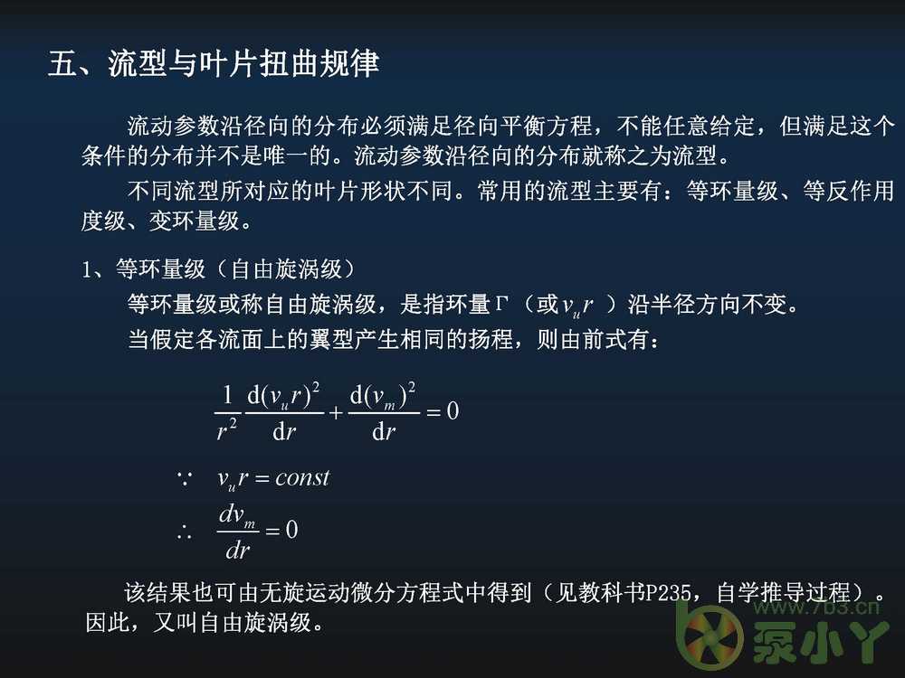 叶片泵水力设计基础5